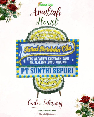 Papan Bunga Duka di Cermee